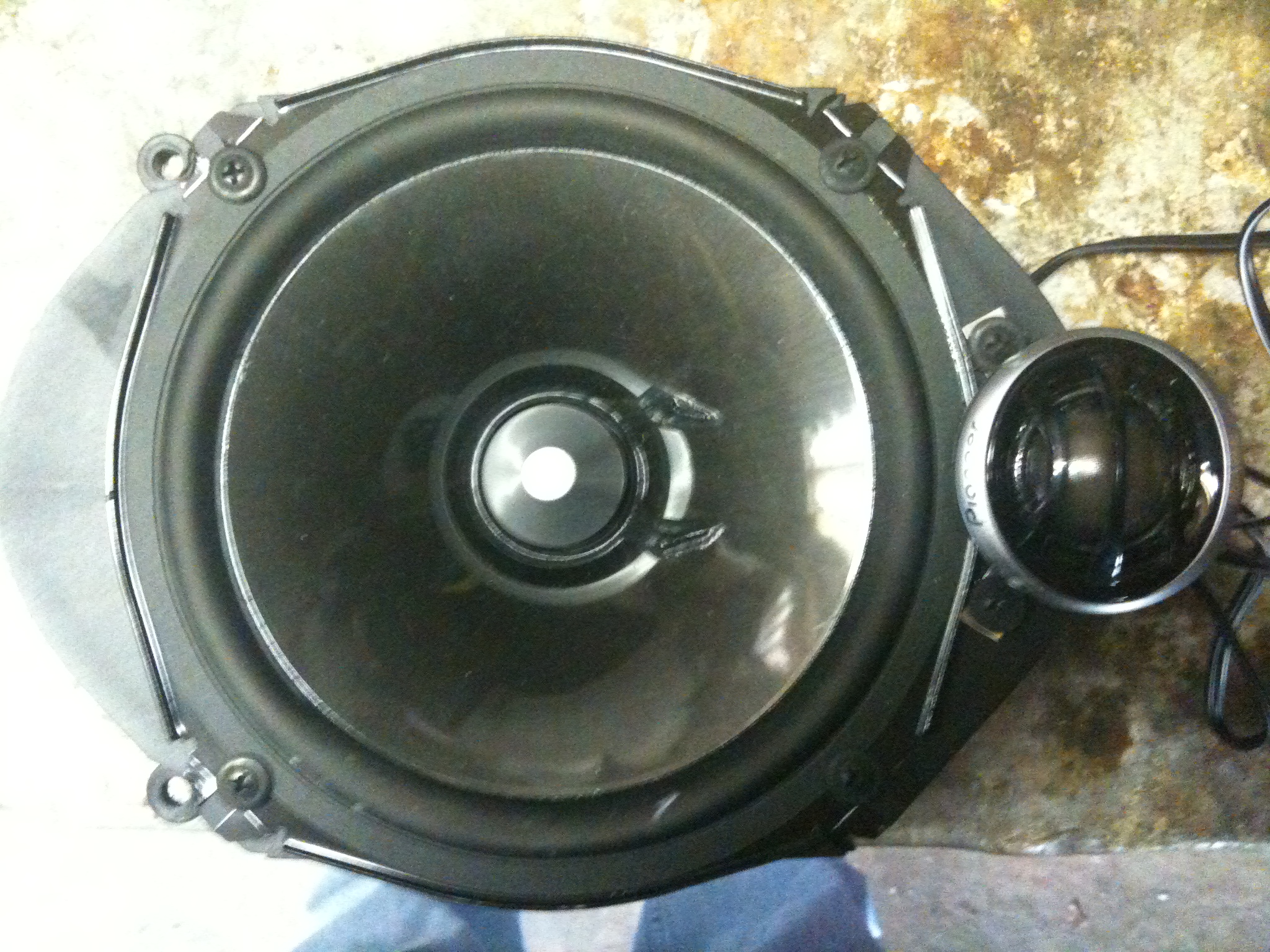 Alpine HU, 5 Channel Amp, Door Speakers, Center Console Sub Box